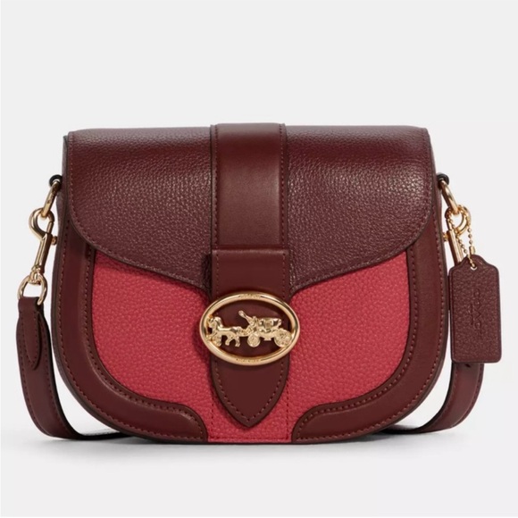 Coach Handbags - Coach Georgie Saddle Bag In Colorblock #C3596